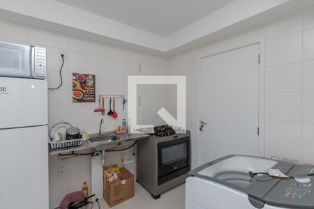 Cozinha de apartamento à venda com 1 quarto, 28m² em Jardim Mirante, São Paulo