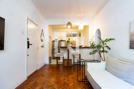 Detalhe da sala  de apartamento para alugar com 2 quartos, 90m² em Gávea, Rio de Janeiro