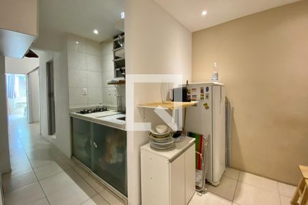 Cozinha de apartamento para alugar com 1 quarto, 34m² em Glória, Rio de Janeiro
