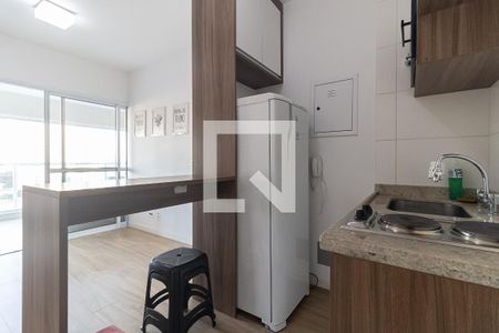 Cozinha de apartamento para alugar com 1 quarto, 41m² em Vila Dom Pedro I, São Paulo
