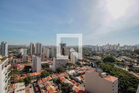Vista da Sala de apartamento à venda com 1 quarto, 24m² em Pinheiros, São Paulo