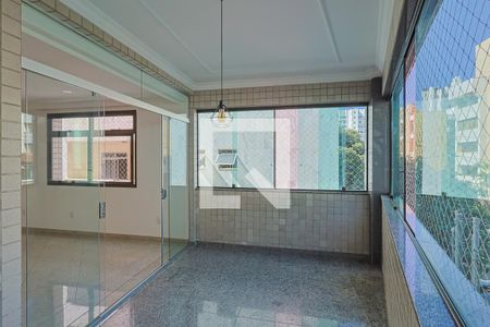 Varanda Sala de apartamento para alugar com 4 quartos, 224m² em Sion, Belo Horizonte