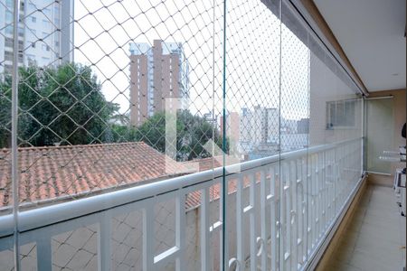 Sacada da Sala de apartamento à venda com 2 quartos, 96m² em Vila Alvaro Marques, São Bernardo do Campo