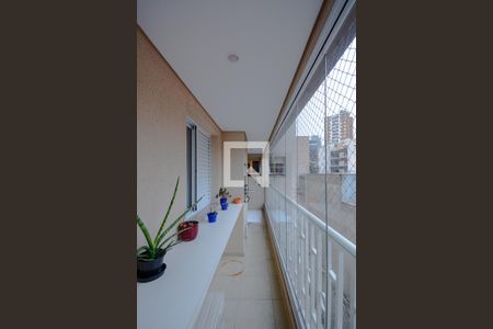Sacada da Sala de apartamento à venda com 2 quartos, 96m² em Vila Alvaro Marques, São Bernardo do Campo