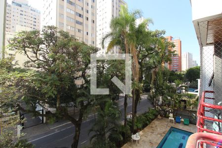 Vista da Varanda de kitnet/studio à venda com 1 quarto, 35m² em Moema, São Paulo