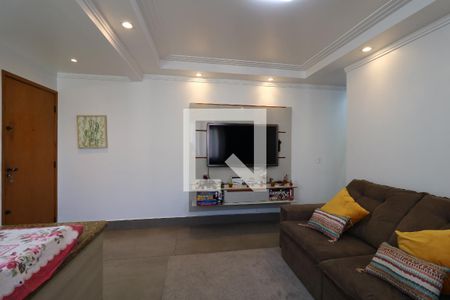Sala de apartamento à venda com 1 quarto, 54m² em Campestre, Santo André
