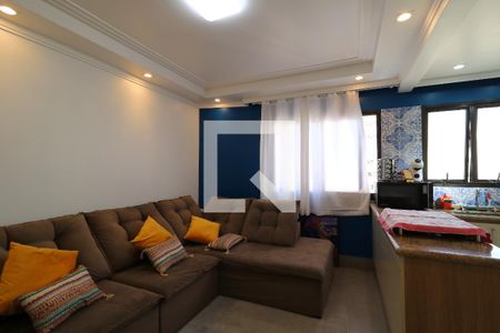Sala de apartamento à venda com 1 quarto, 54m² em Campestre, Santo André