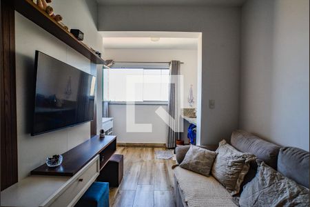 Sala de apartamento para alugar com 2 quartos, 61m² em Campestre, Santo André