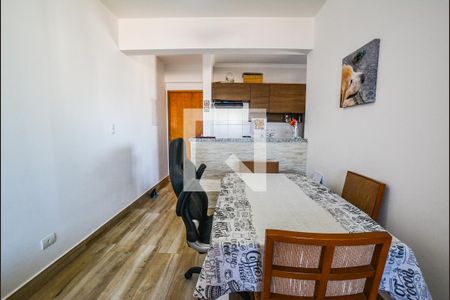 Sala de Jantar de apartamento à venda com 2 quartos, 61m² em Campestre, Santo André