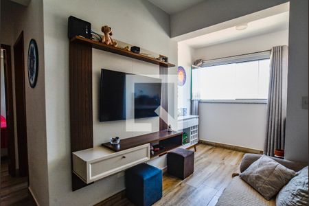Sala de apartamento para alugar com 2 quartos, 61m² em Campestre, Santo André