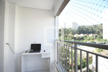 Varanda Sala de apartamento para alugar com 2 quartos, 50m² em Vila Andrade, São Paulo