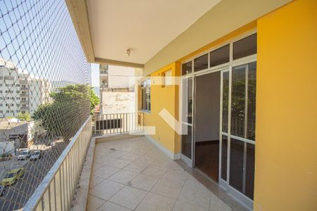Varanda da Sala de apartamento para alugar com 3 quartos, 160m² em Andaraí, Rio de Janeiro