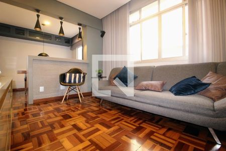 Sala  de apartamento à venda com 2 quartos, 72m² em Nova Granada, Belo Horizonte