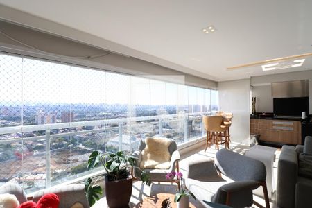 Varanda da Sala de apartamento à venda com 4 quartos, 145m² em Barra Funda, São Paulo