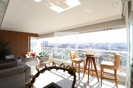 Varanda da Sala de apartamento à venda com 4 quartos, 145m² em Barra Funda, São Paulo