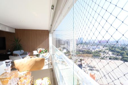 Varanda da Sala de apartamento à venda com 3 quartos, 145m² em Barra Funda, São Paulo