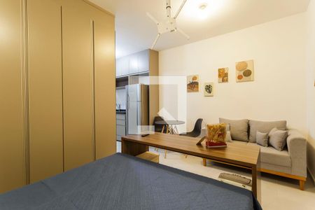 Sala/Quarto de kitnet/studio para alugar com 1 quarto, 28m² em Vila Olímpia, São Paulo
