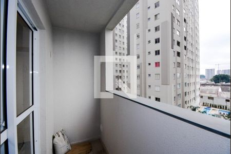 Varanda da Sala de apartamento para alugar com 1 quarto, 27m² em Vila das Bandeiras, Guarulhos