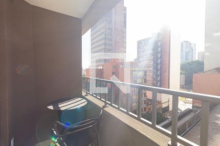 Sacada de kitnet/studio para alugar com 1 quarto, 25m² em Consolação, São Paulo
