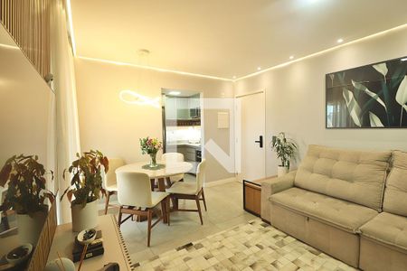 Sala de apartamento à venda com 3 quartos, 61m² em Vila Camilópolis, Santo André