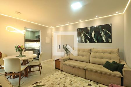 Sala de apartamento à venda com 3 quartos, 61m² em Vila Camilópolis, Santo André