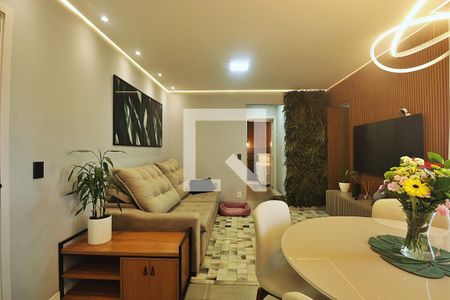 Sala de apartamento à venda com 3 quartos, 61m² em Vila Camilópolis, Santo André