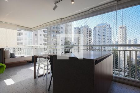 Varanda de apartamento à venda com 3 quartos, 127m² em Vila Andrade, São Paulo