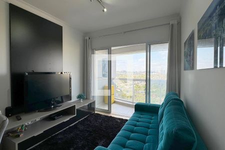 Sala de apartamento à venda com 1 quarto, 50m² em Empresarial 18 do Forte, Barueri