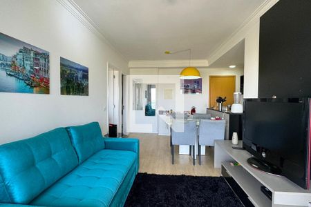 Sala de apartamento à venda com 1 quarto, 50m² em Empresarial 18 do Forte, Barueri