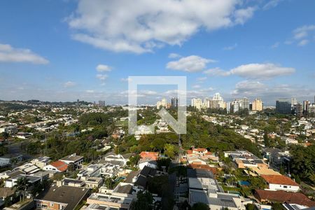 Vista da Sacada de apartamento à venda com 1 quarto, 50m² em Empresarial 18 do Forte, Barueri