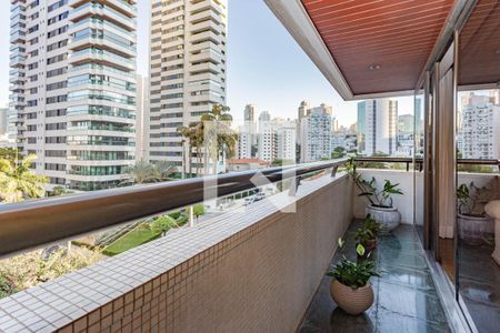Varanda da Sala de apartamento para alugar com 3 quartos, 292m² em Aclimação, São Paulo