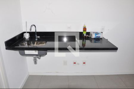 Sala / Cozinha / Lavabo / Varanda de kitnet/studio à venda com 1 quarto, 65m² em Santana, São Paulo