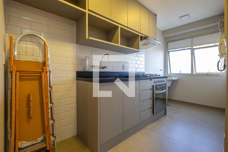 Sala/Cozinha de apartamento à venda com 1 quarto, 42m² em Jardim Paulista, São Paulo