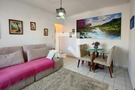 Sala de apartamento para alugar com 1 quarto, 52m² em Guilhermina, Praia Grande