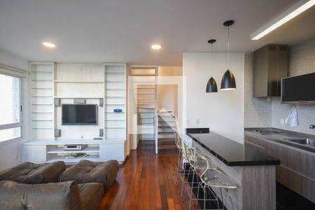 Sala de apartamento à venda com 2 quartos, 104m² em Paraíso do Morumbi, São Paulo