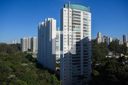 Vista Sala de apartamento à venda com 2 quartos, 104m² em Paraíso do Morumbi, São Paulo