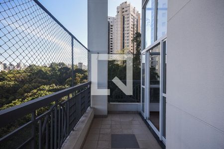 Varanda Sala de apartamento à venda com 2 quartos, 104m² em Paraíso do Morumbi, São Paulo