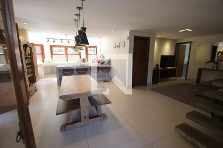 Sala de casa de condomínio para alugar com 4 quartos, 348m² em Parque Jatibaia (sousas), Campinas