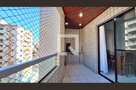 Varanda gourmet de apartamento para alugar com 2 quartos, 140m² em Vila Tupi, Praia Grande