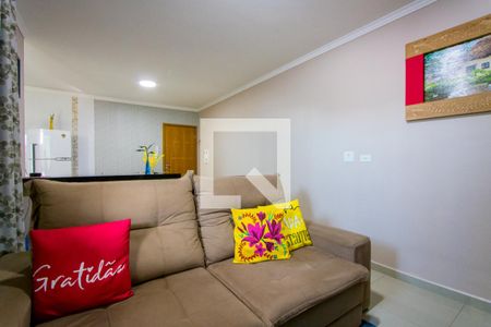Sala de apartamento à venda com 2 quartos, 73m² em Vila Progresso, Santo André
