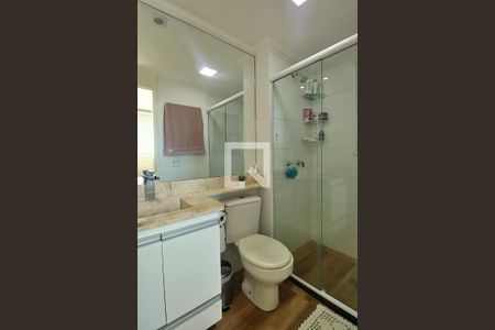 Suíte - Banheiro do Quarto 1 de apartamento à venda com 2 quartos, 67m² em Utinga, Santo André