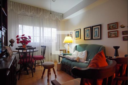 Sala de apartamento à venda com 1 quarto, 55m² em Floresta, Porto Alegre