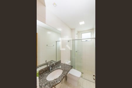 Banheiro da Suíte de apartamento à venda com 3 quartos, 70m² em Alto Caiçaras, Belo Horizonte