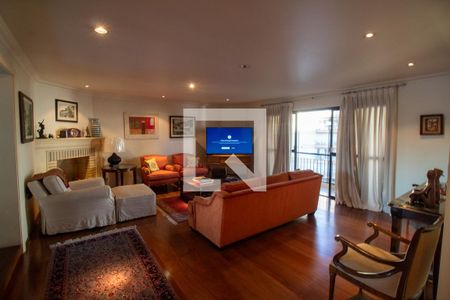 Sala de apartamento para alugar com 4 quartos, 220m² em Campo Belo, São Paulo