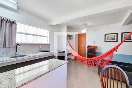 Sala / Suíte / Cozinha de apartamento para alugar com 1 quarto, 22m² em Jardim Ismenia, São José dos Campos