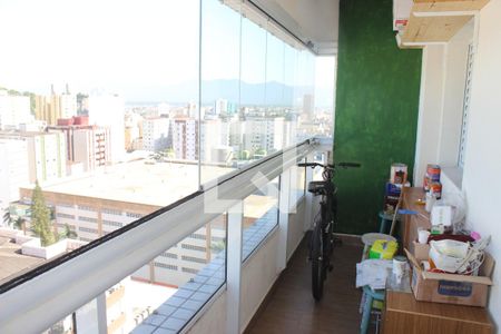 Varanda da Sala de apartamento para alugar com 3 quartos, 87m² em Centro, São Vicente