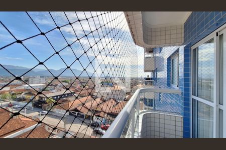 Varanda gourmet de apartamento para alugar com 1 quarto, 41m² em Maracanã, Praia Grande