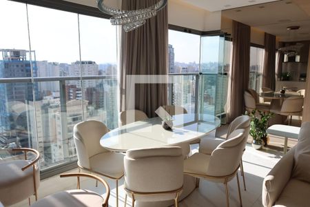 Sala de Jantar de apartamento à venda com 1 quarto, 74m² em Indianópolis, São Paulo