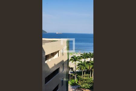 Vista da Sala de apartamento para alugar com 1 quarto, 60m² em José Menino, Santos
