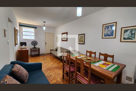 Sala de apartamento para alugar com 1 quarto, 60m² em José Menino, Santos